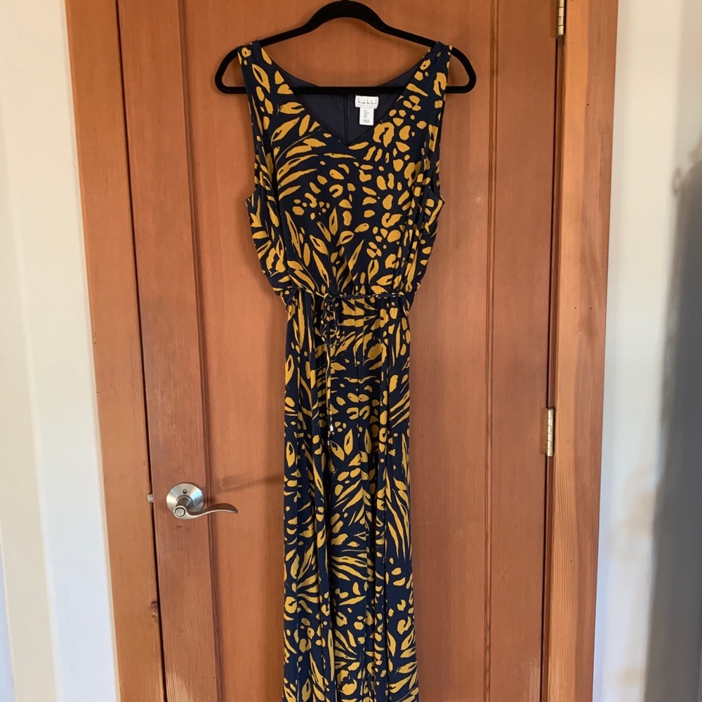 Blue-Gold Jumper 1 piece, sleeveless w/blouson - Picture 8 of 10